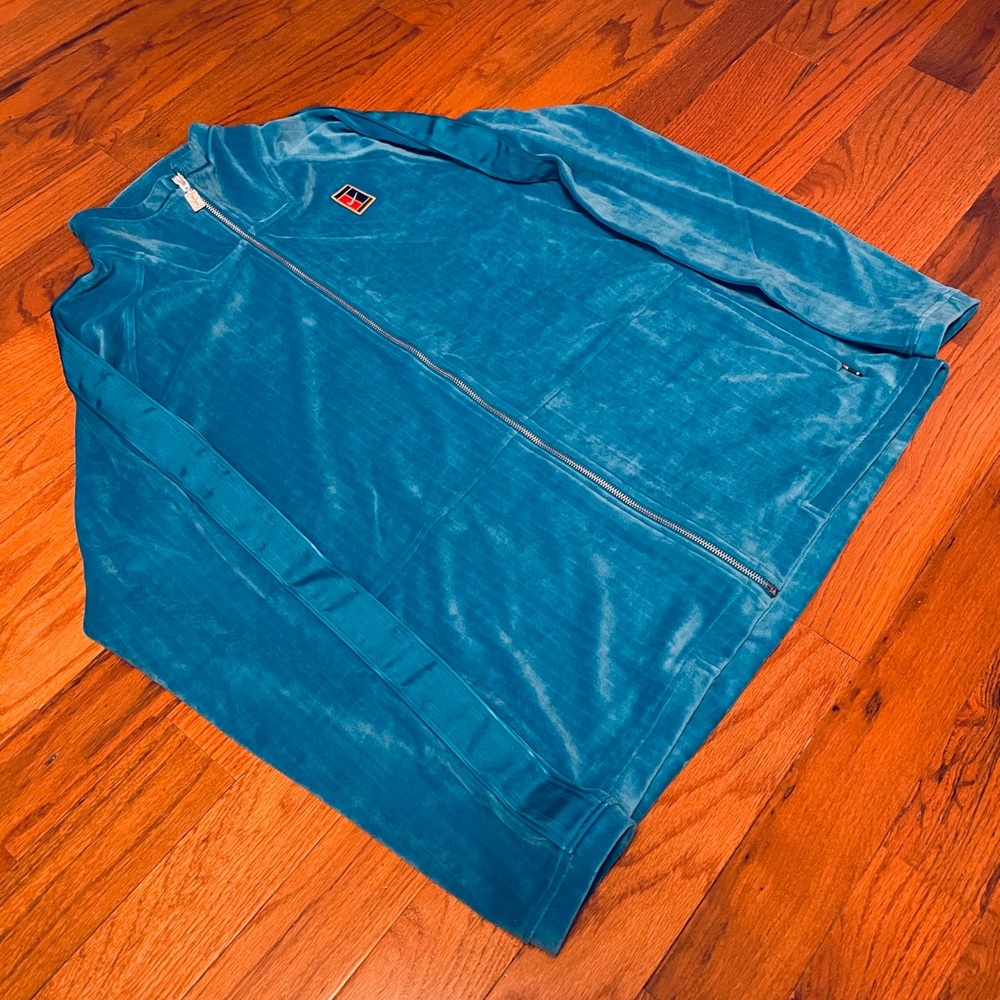 Nike Court Blue Full-Zip Tennis Warm Up Jacket